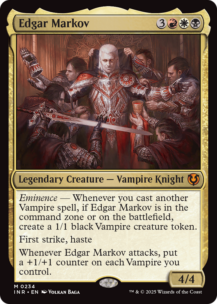 Edgar Markov (-234) - Innistrad Remastered Foil - Premium MTG Single from Wizards of the Coast - Just $21.42! Shop now at Game Crave Tournament Store