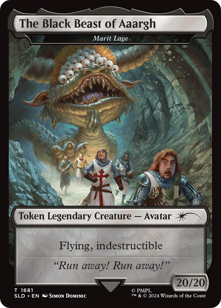 Marit Lage (SLD-1681) - Secret Lair Drop / The Black Beast of Aaargh - Premium MTG Single from Wizards of the Coast - Just $6.59! Shop now at Game Crave Tournament Store