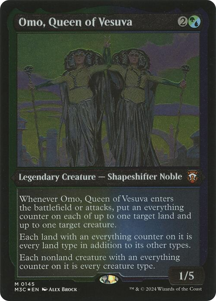 Omo, Queen of Vesuva (M3C-145) - Modern Horizons 3 Commander Foil
