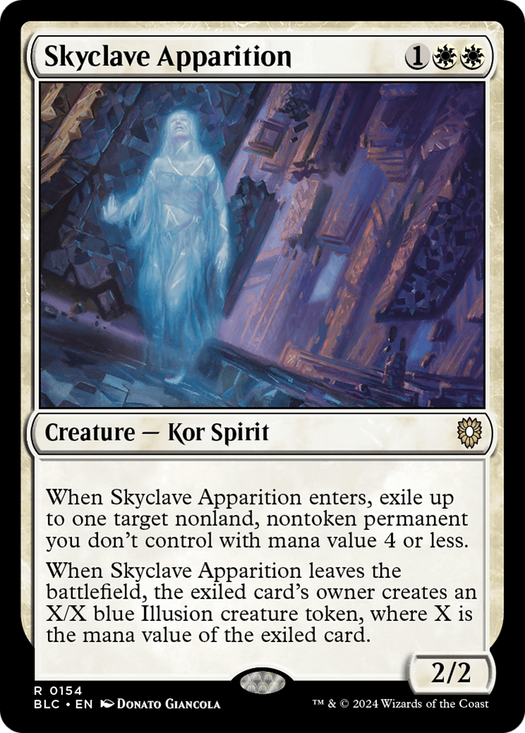 Skyclave Apparition (BLC-154) - Bloomburrow Commander - Premium MTG Single from Wizards of the Coast - Just $0.26! Shop now at Game Crave Tournament Store