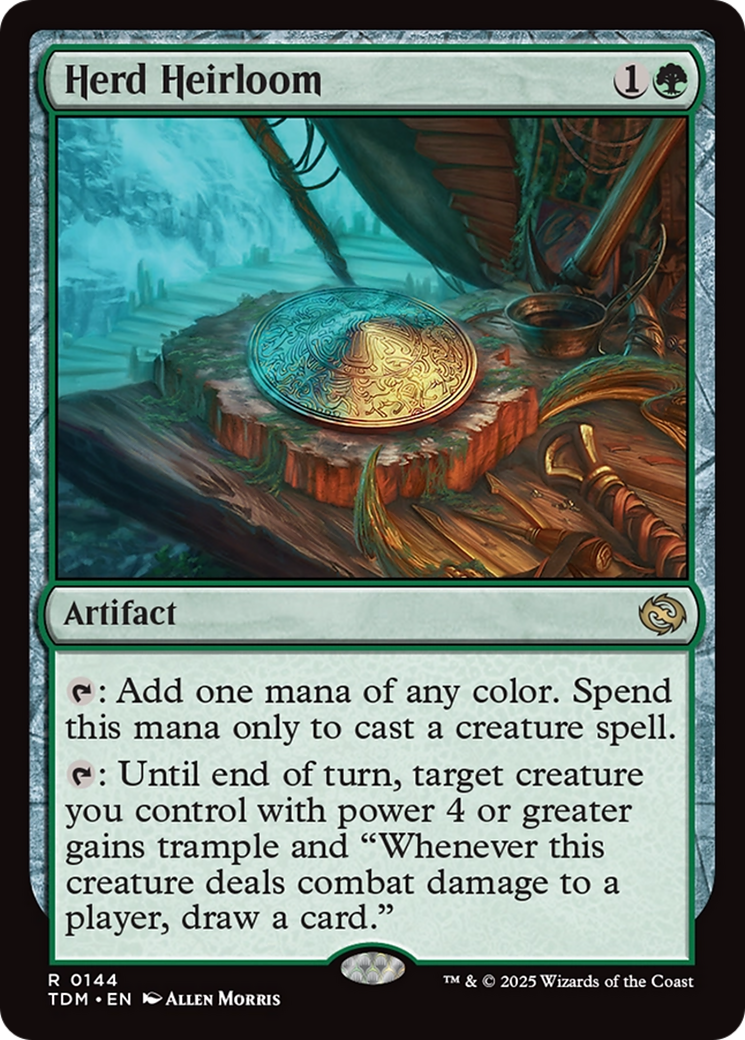 Herd Heirloom (TDM-144) - Tarkir: Dragonstorm Foil - Premium MTG Single from Wizards of the Coast - Just $0.75! Shop now at Game Crave Tournament Store