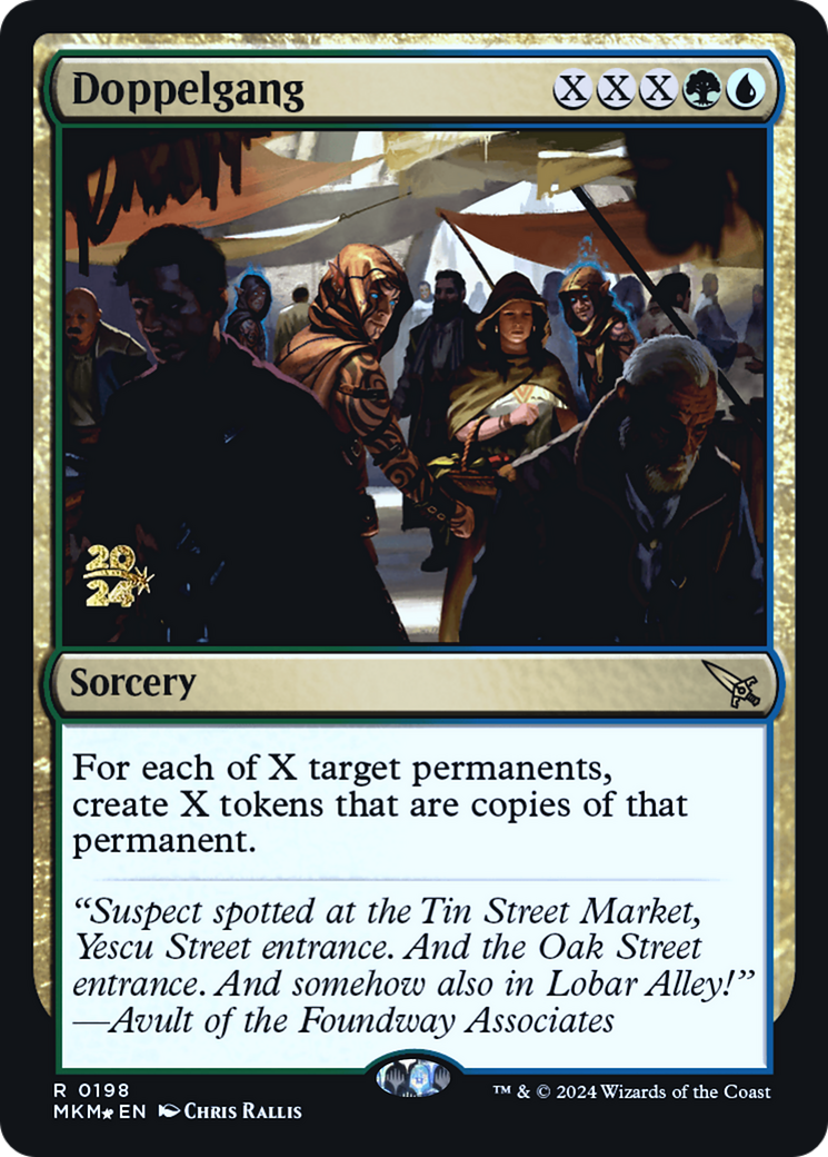 Doppelgang (PMKM-198S) - Murders at Karlov Manor Promos Foil - Premium MTG Single from Wizards of the Coast - Just $1.42! Shop now at Game Crave Tournament Store