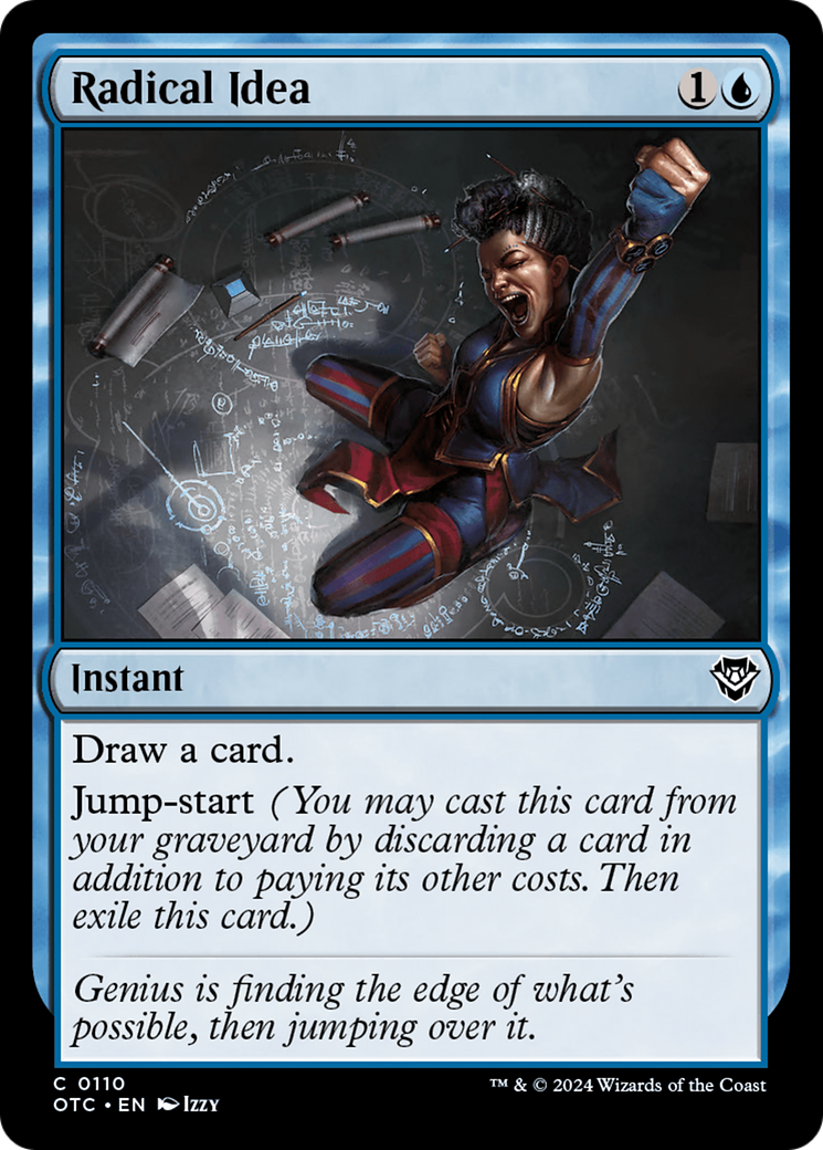 Radical Idea (OTC-110) - Outlaws of Thunder Junction Commander - Premium MTG Single from Wizards of the Coast - Just $0.25! Shop now at Game Crave Tournament Store