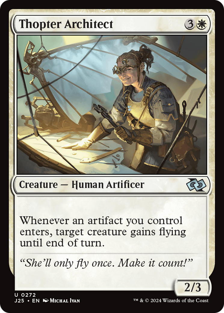 Thopter Architect (J25-272) - Foundations Jumpstart - Premium MTG Single from Wizards of the Coast - Just $0.25! Shop now at Game Crave Tournament Store