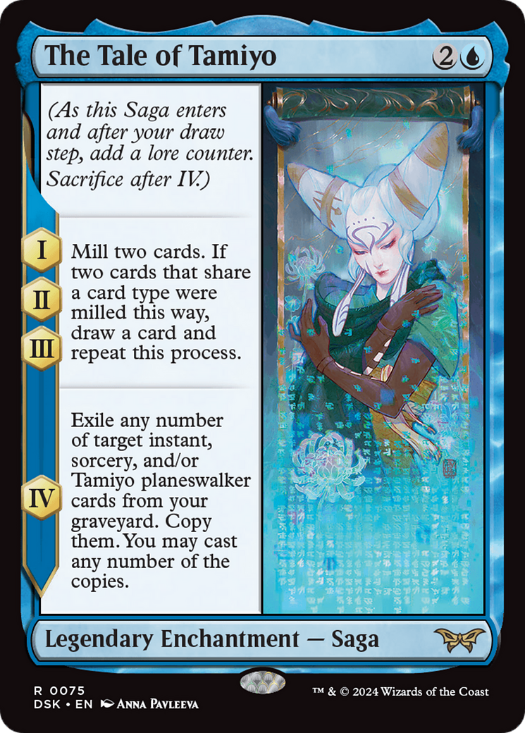 The Tale of Tamiyo (DSK-075) - Duskmourn: House of Horror - Premium MTG Single from Wizards of the Coast - Just $0.25! Shop now at Game Crave Tournament Store