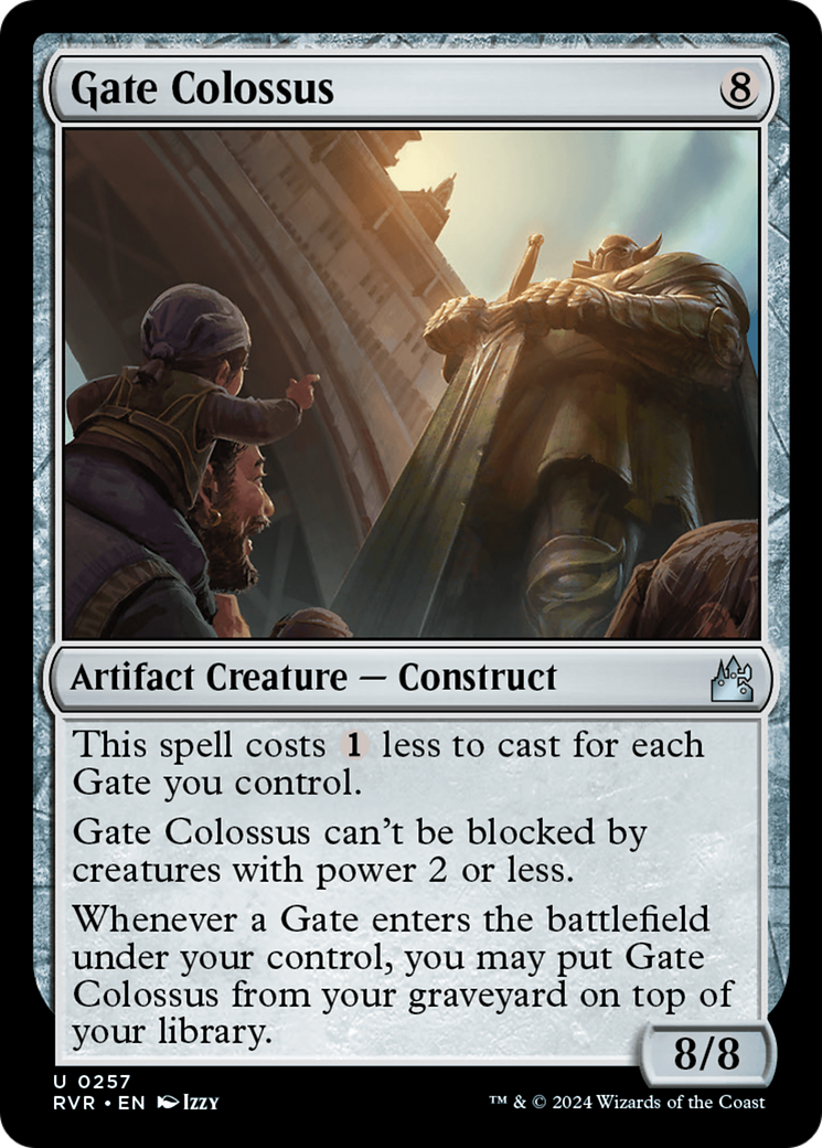 Gate Colossus (RVR-257) - Ravnica Remastered Foil - Premium MTG Single from Wizards of the Coast - Just $0.25! Shop now at Game Crave Tournament Store