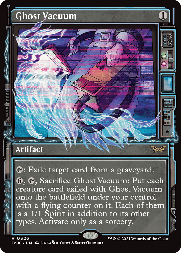 Ghost Vacuum (DSK-326) - Duskmourn: House of Horror: (Showcase) - Premium MTG Single from Wizards of the Coast - Just $3.77! Shop now at Game Crave Tournament Store