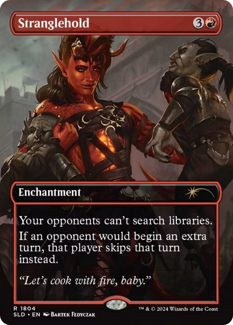 Stranglehold (SLD-1804) - Secret Lair Drop (Borderless) - Premium MTG Single from Wizards of the Coast - Just $3.68! Shop now at Game Crave Tournament Store