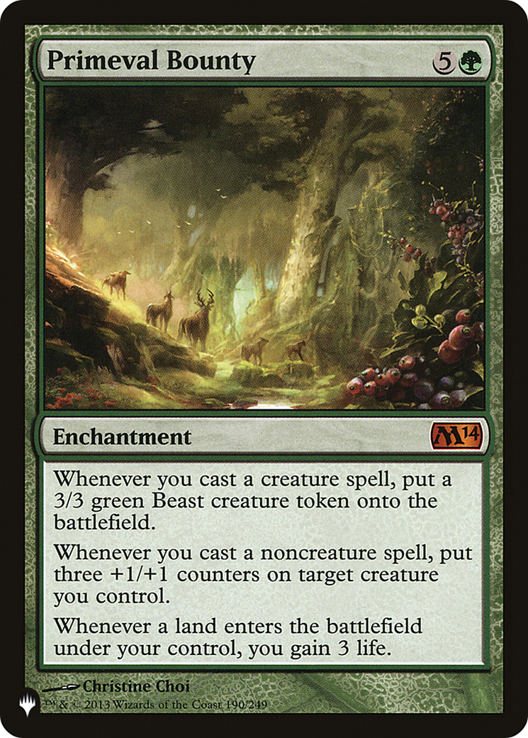 Primeval Bounty (PLIST-374) - The List