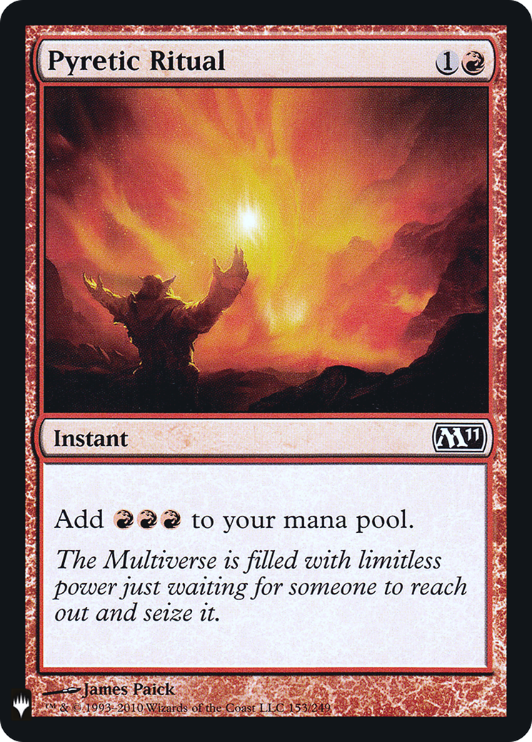 Pyretic Ritual (FMB1-057) - Mystery Booster Retail Edition Foils Foil