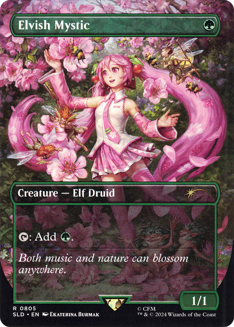 Elvish Mystic (SLD-805) - Secret Lair Drop - Premium MTG Single from Wizards of the Coast - Just $19.67! Shop now at Game Crave Tournament Store