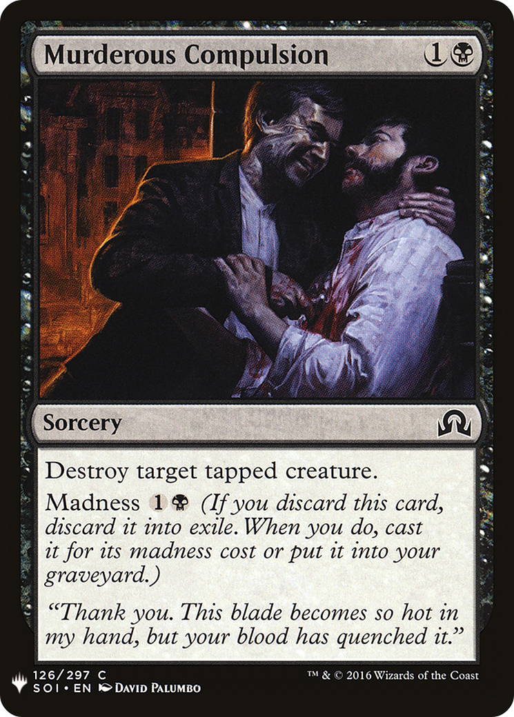 Murderous Compulsion (MB1-718) - Mystery Booster