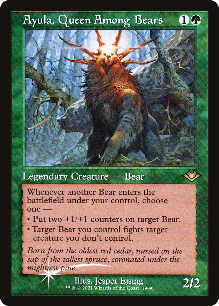 Ayula, Queen Among Bears (H1R-019) - Modern Horizons 1 Timeshifts Foil