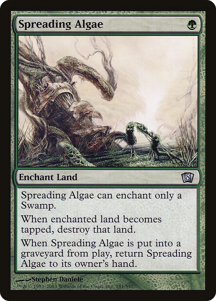 Spreading Algae (8ED-281★) - 8th Edition Foil