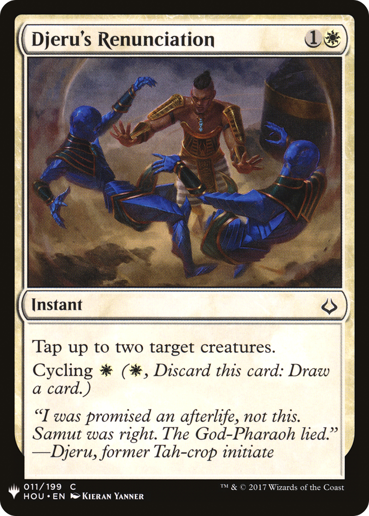 Djeru's Renunciation (MB1-081) - Mystery Booster