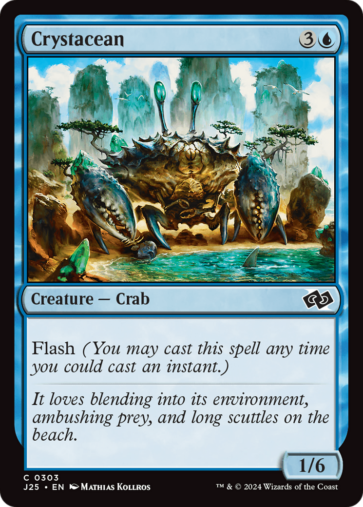 Crystacean (J25-303) - Foundations Jumpstart - Premium MTG Single from Wizards of the Coast - Just $0.25! Shop now at Game Crave Tournament Store