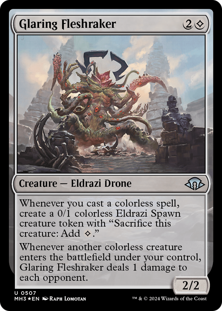 Glaring Fleshraker (MH3-507) - Modern Horizons 3 Foil - Premium MTG Single from Wizards of the Coast - Just $14.71! Shop now at Game Crave Tournament Store