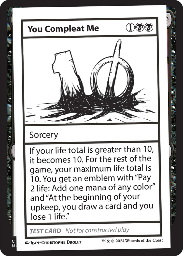 You Compleat Me (MB2-320) - Mystery Booster 2 - Premium MTG Single from Wizards of the Coast - Just $0.34! Shop now at Game Crave Tournament Store