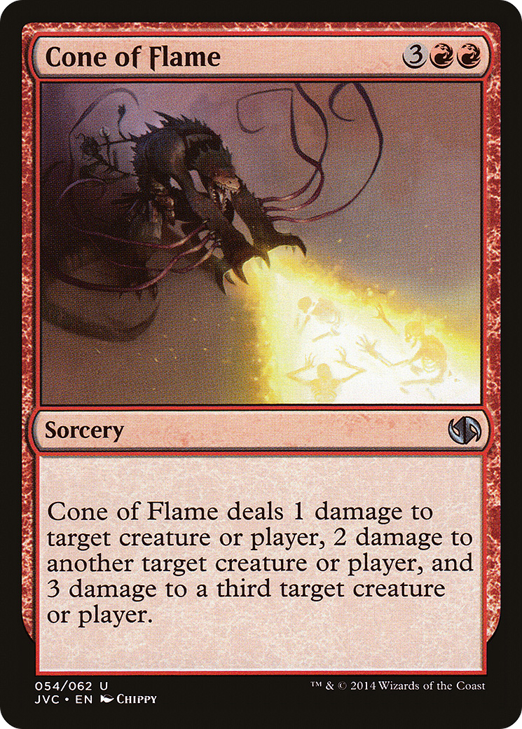 Cone of Flame (JVC-054) - Duel Decks Anthology: Jace vs. Chandra