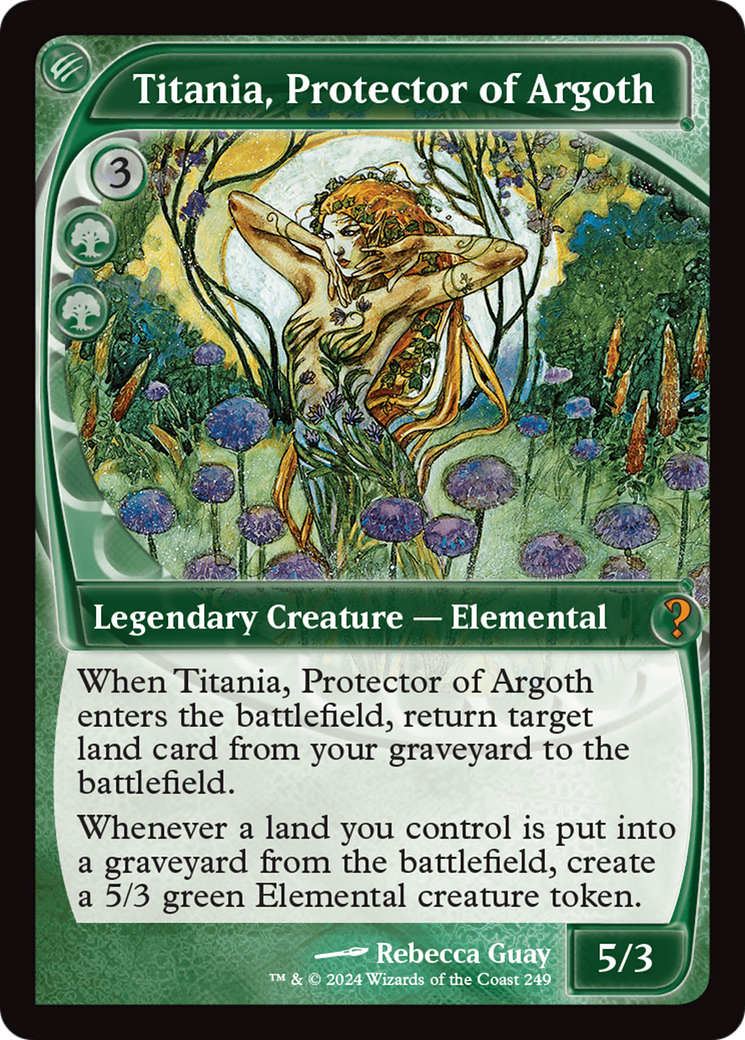Titania, Protector of Argoth (MB2-249) - Mystery Booster 2 Foil - Premium MTG Single from Wizards of the Coast - Just $139.57! Shop now at Game Crave Tournament Store