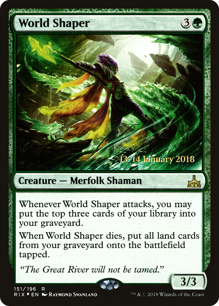 World Shaper (PRIX-151S) - Rivals of Ixalan Promos Foil