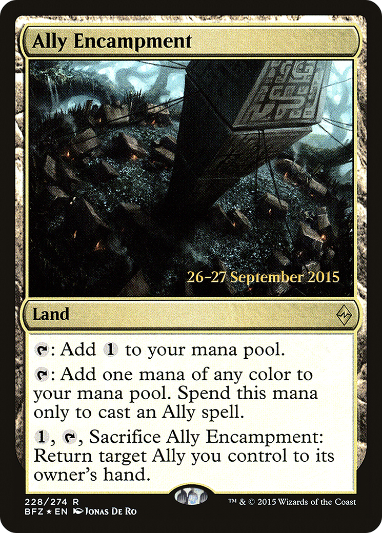 Ally Encampment (PBFZ-228S) - Battle for Zendikar Promos Foil