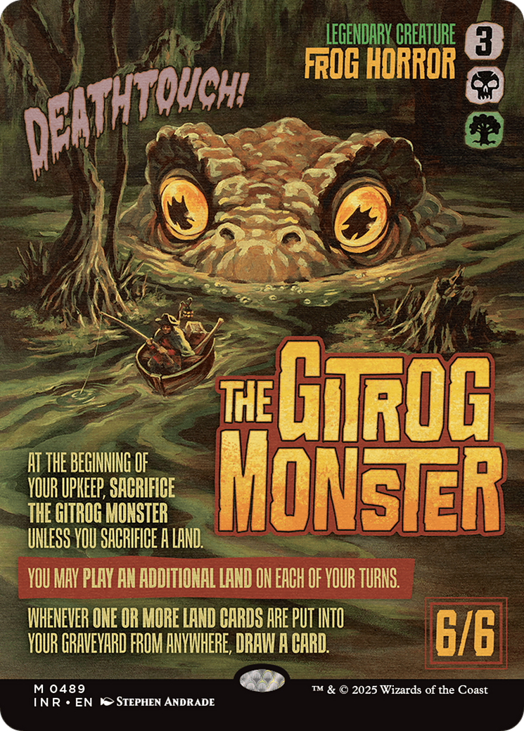 The Gitrog Monster (Showcase) (-489) - Innistrad Remastered - Premium MTG Single from Wizards of the Coast - Just $5.56! Shop now at Game Crave Tournament Store