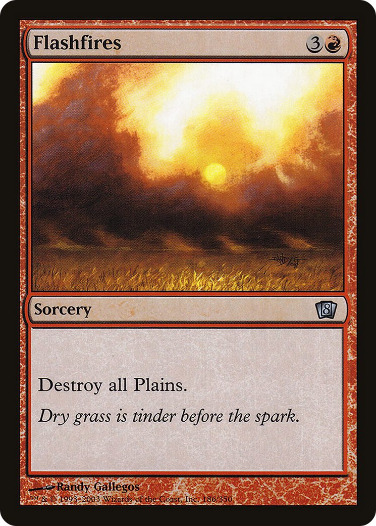 Flashfires (8ED-186★) - 8th Edition Foil