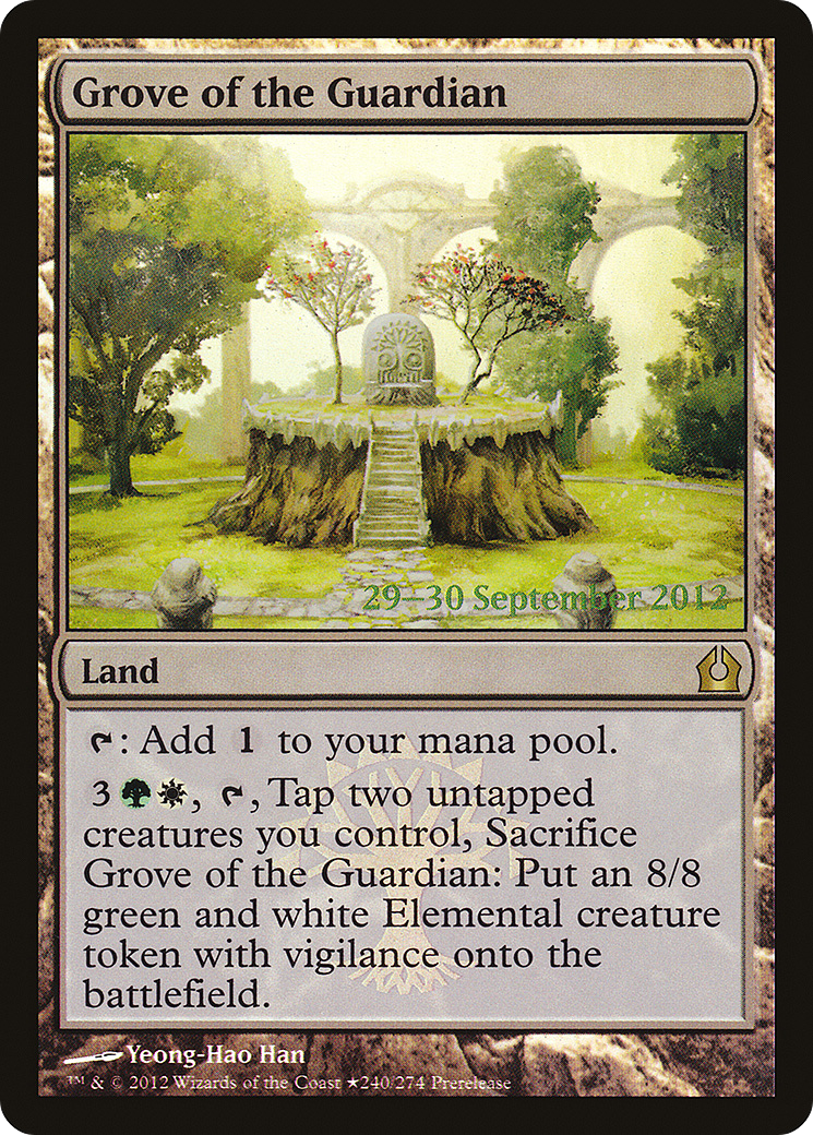 Grove of the Guardian (PRTR-240★) - Return to Ravnica Promos Foil