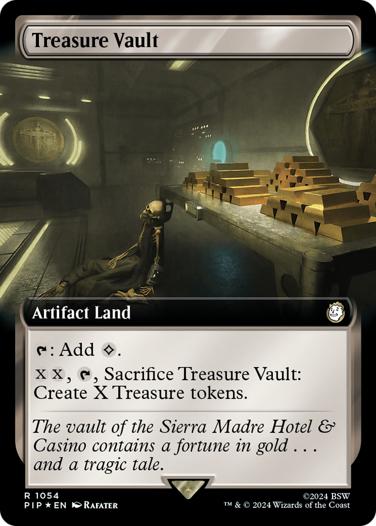 Treasure Vault (PIP-1054) - Fallout: (Extended Art) Foil - Premium MTG Single from Wizards of the Coast - Just $7.34! Shop now at Game Crave Tournament Store