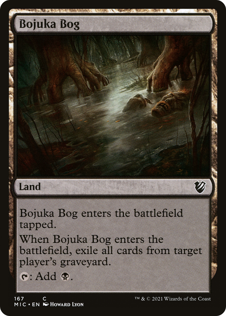 Bojuka Bog (MIC-167) - Midnight Hunt Commander - Premium MTG Single from Wizards of the Coast - Just $0.34! Shop now at Game Crave Tournament Store