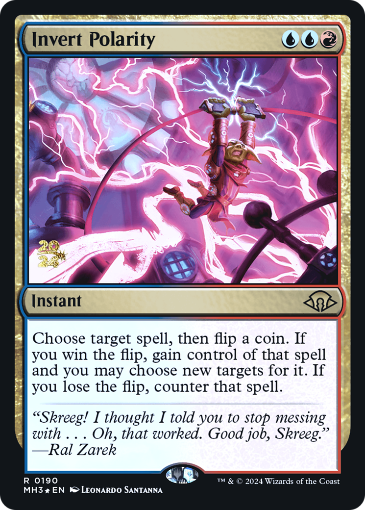 Invert Polarity (PMH3-190S) - Modern Horizons 3 Promos Foil - Premium MTG Single from Wizards of the Coast - Just $1.10! Shop now at Game Crave Tournament Store