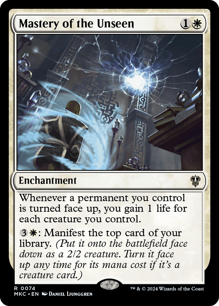Mastery of the Unseen (MKC-074) - Murders at Karlov Manor Commander - Premium MTG Single from Wizards of the Coast - Just $0.25! Shop now at Game Crave Tournament Store