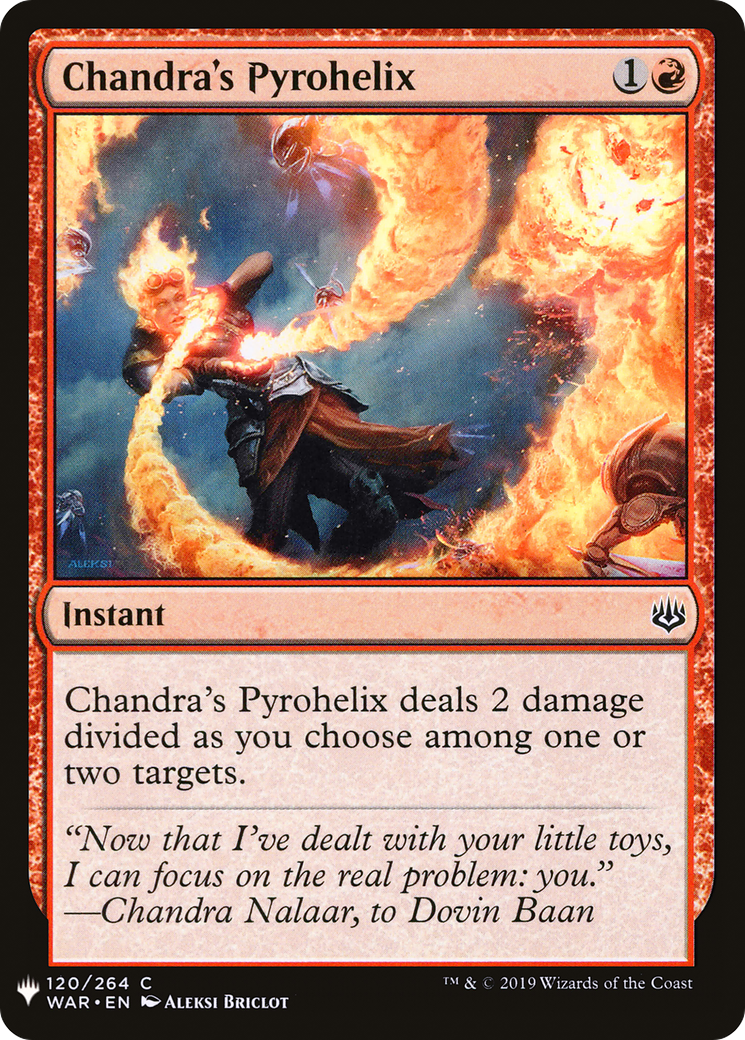 Chandra's Pyrohelix (MB1-883) - Mystery Booster
