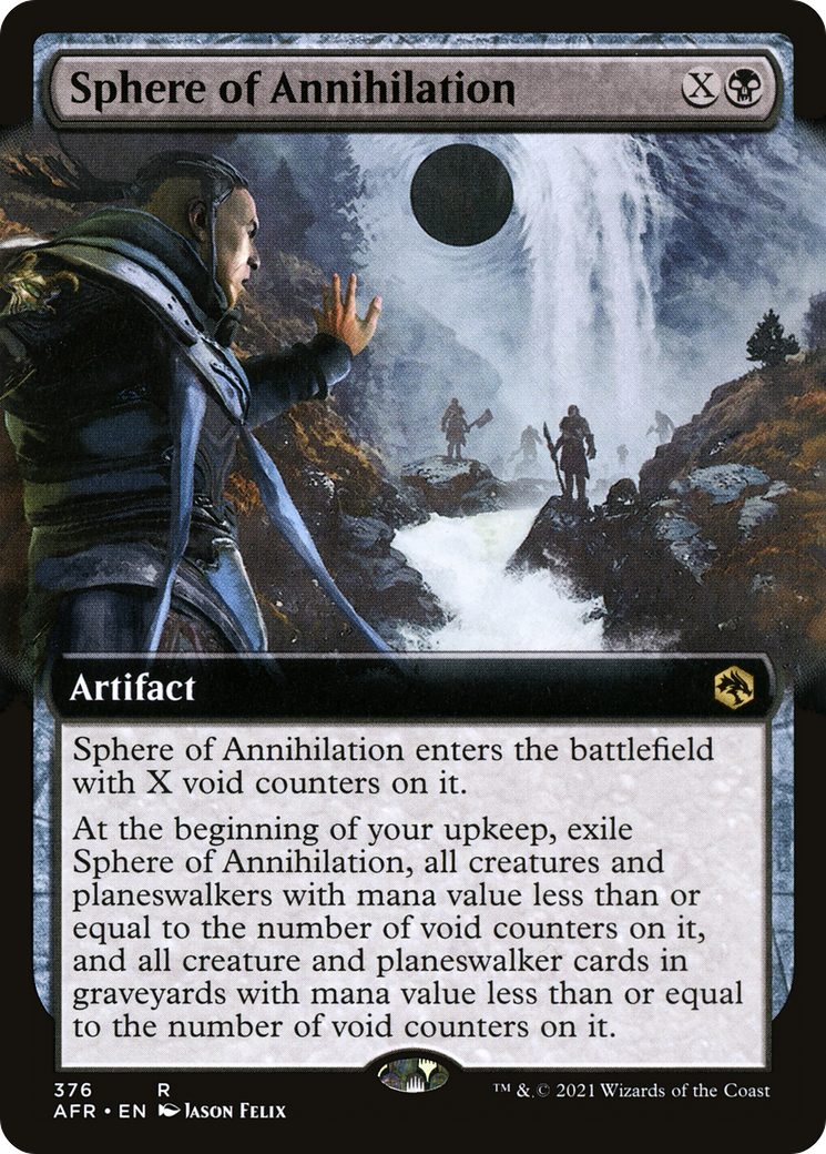 Sphere of Annihilation (AFR-376) - Adventures in the Forgotten Realms: (Extended Art) Foil