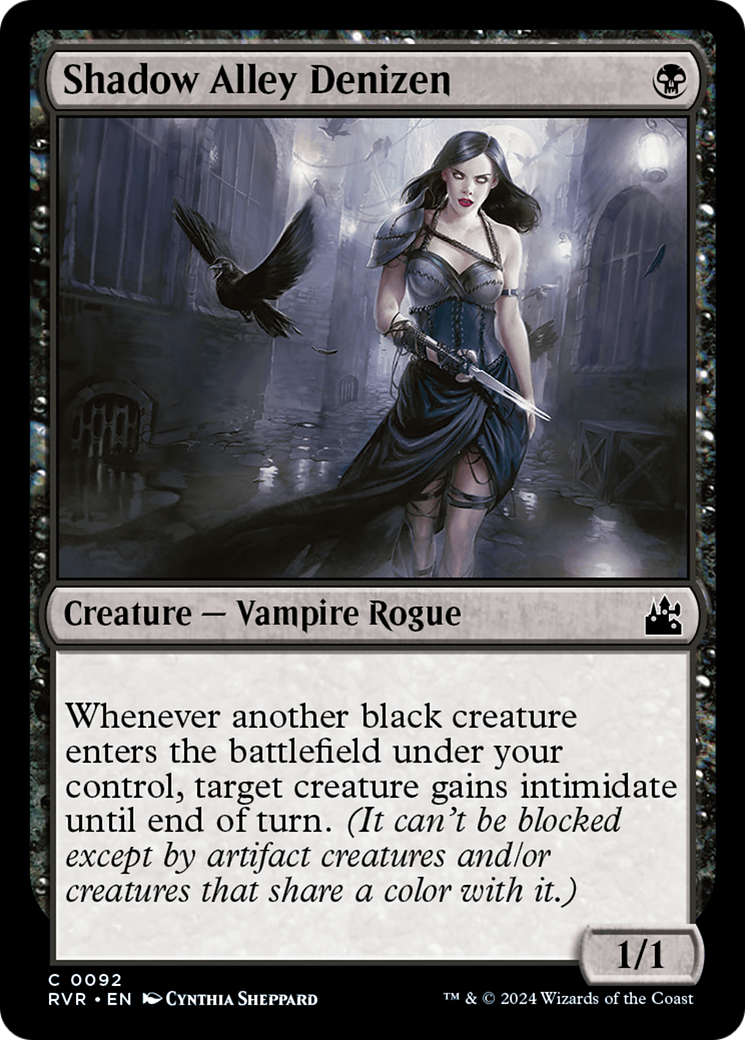 Shadow Alley Denizen (RVR-092) - Ravnica Remastered - Premium MTG Single from Wizards of the Coast - Just $0.25! Shop now at Game Crave Tournament Store