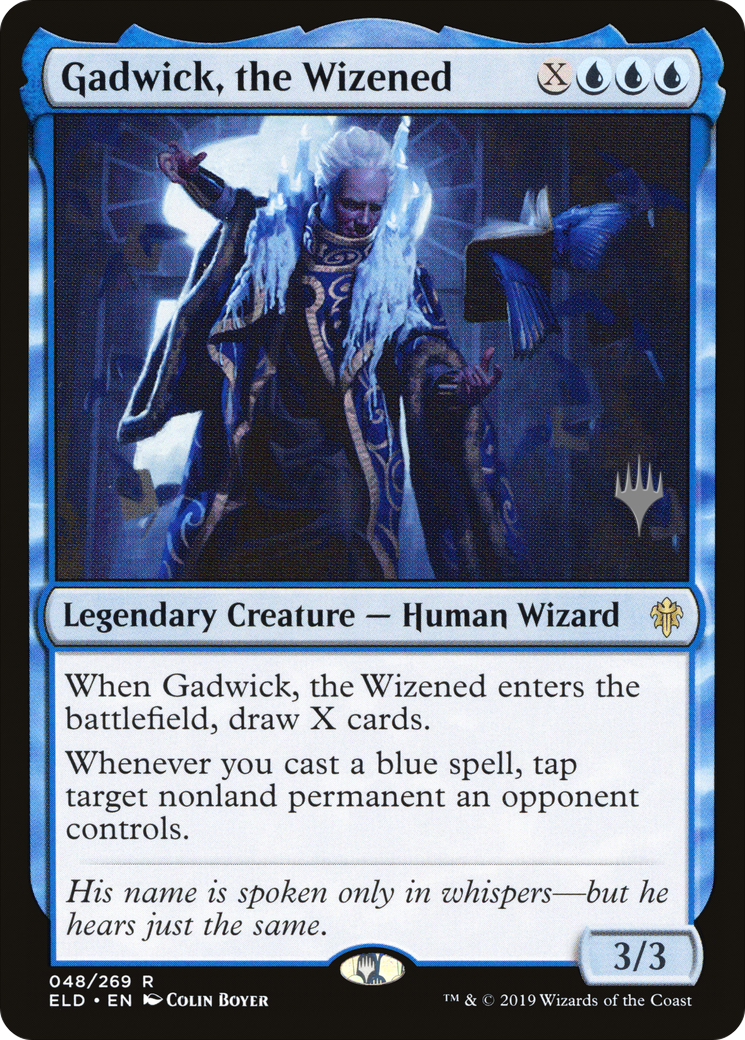 Gadwick, the Wizened (PELD-48P) - Throne of Eldraine Promos