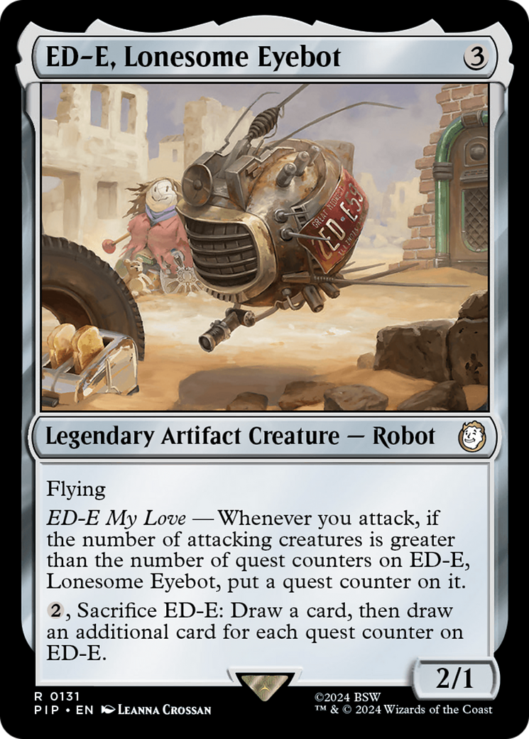 ED-E, Lonesome Eyebot (PIP-131) - Fallout - Premium MTG Single from Wizards of the Coast - Just $0.25! Shop now at Game Crave Tournament Store