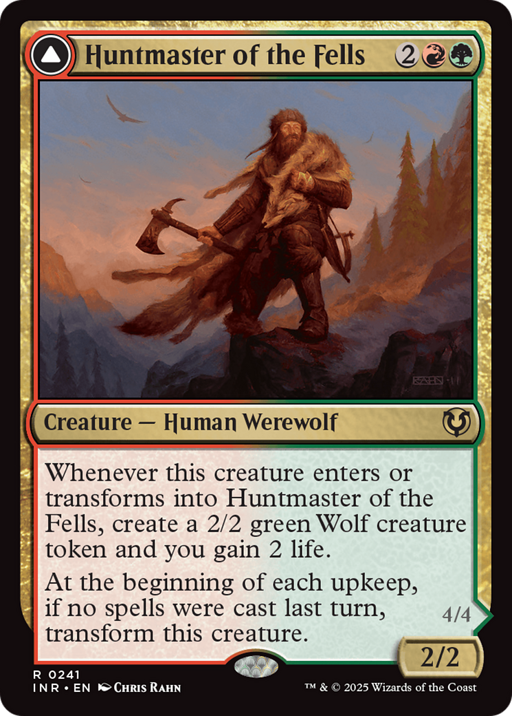 Huntmaster of the Fells // Ravager of the Fells (-241) - Innistrad Remastered Foil - Premium MTG Single from Wizards of the Coast - Just $0.25! Shop now at Game Crave Tournament Store