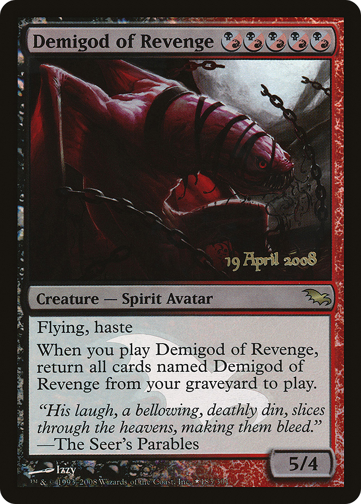 Demigod of Revenge (PSHM-183★) - Shadowmoor Promos Foil