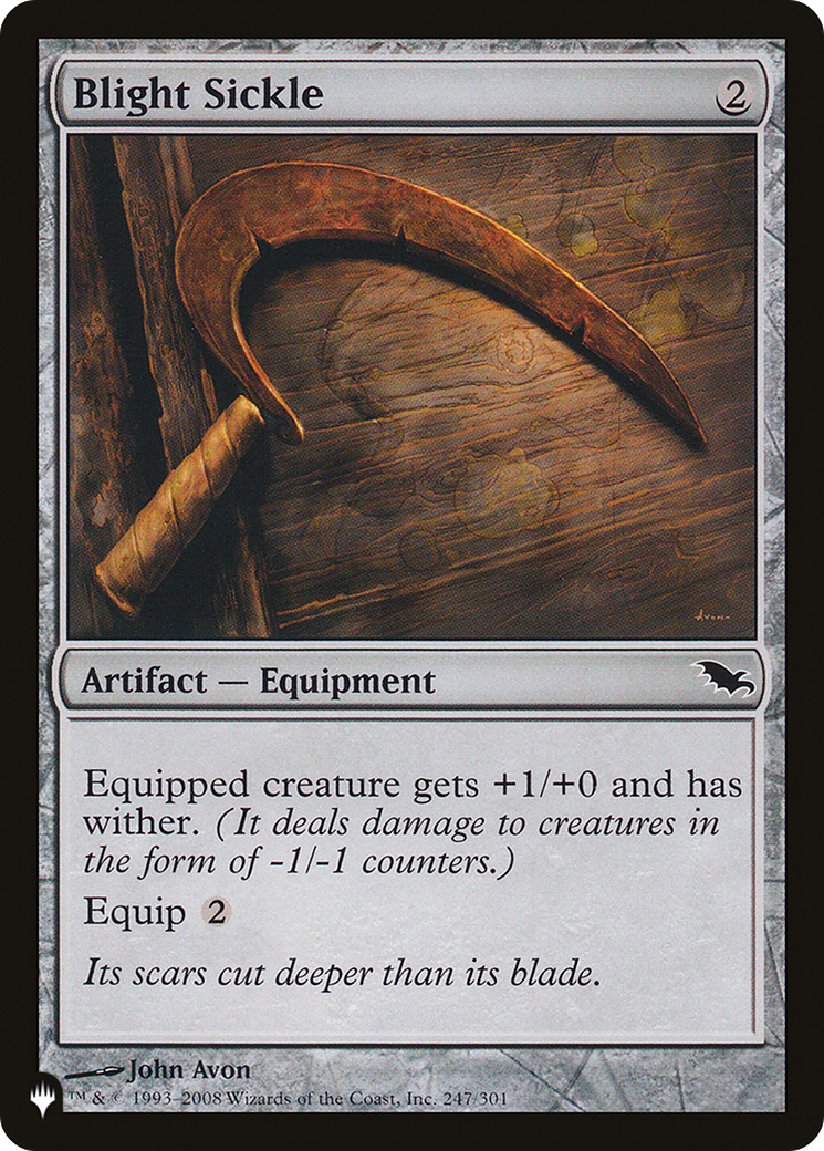 Blight Sickle (PLIST-245) - The List
