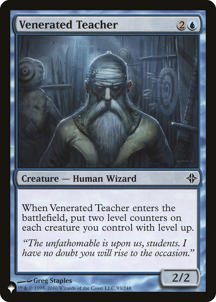 Venerated Teacher (PLIST-360) - The List