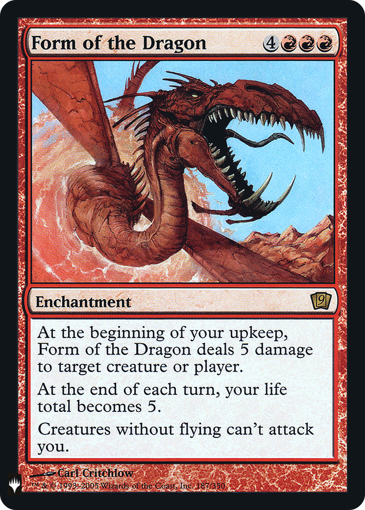 Form of the Dragon (FMB1-051) - Mystery Booster Retail Edition Foils Foil