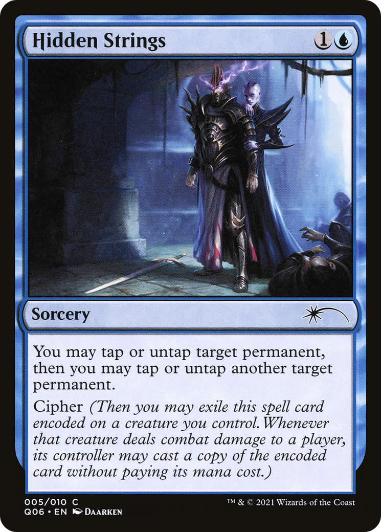Hidden Strings (Q06-005) - Pioneer Challenger Decks 2021 - Premium MTG Single from Wizards of the Coast - Just $0.08! Shop now at Game Crave Tournament Store