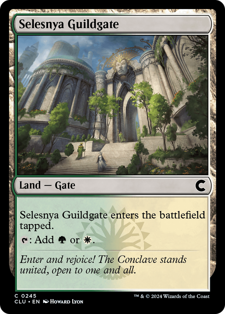 Selesnya Guildgate (CLU-245) - Ravnica: Clue Edition - Premium MTG Single from Wizards of the Coast - Just $0.25! Shop now at Game Crave Tournament Store