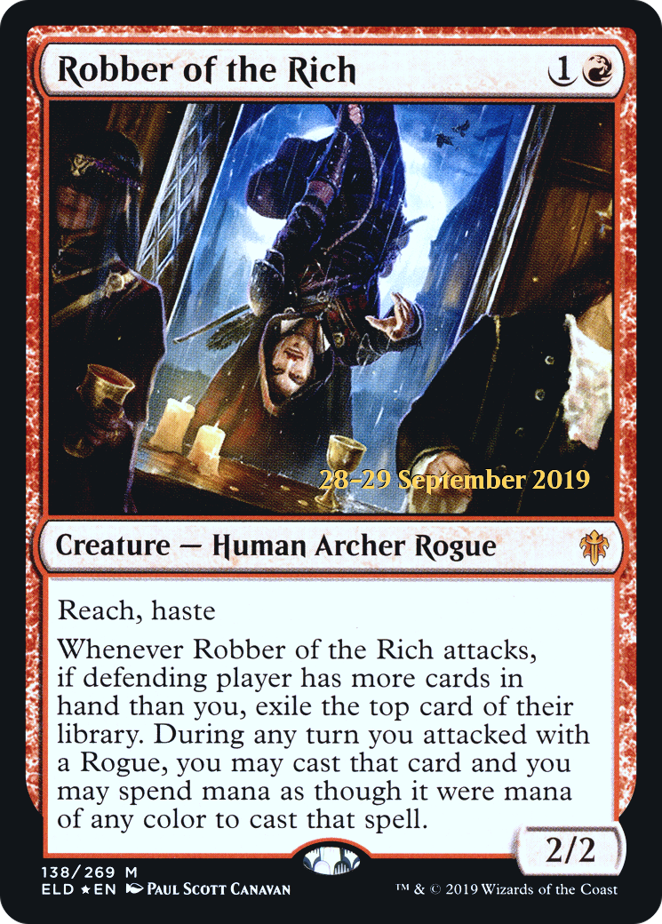 Robber of the Rich (PELD-138S) - Throne of Eldraine Promos Foil