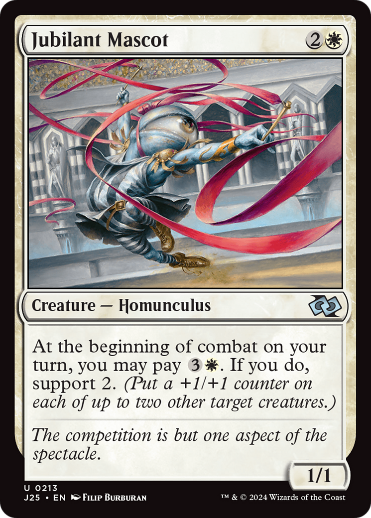 Jubilant Mascot (J25-213) - Foundations Jumpstart - Premium MTG Single from Wizards of the Coast - Just $0.25! Shop now at Game Crave Tournament Store