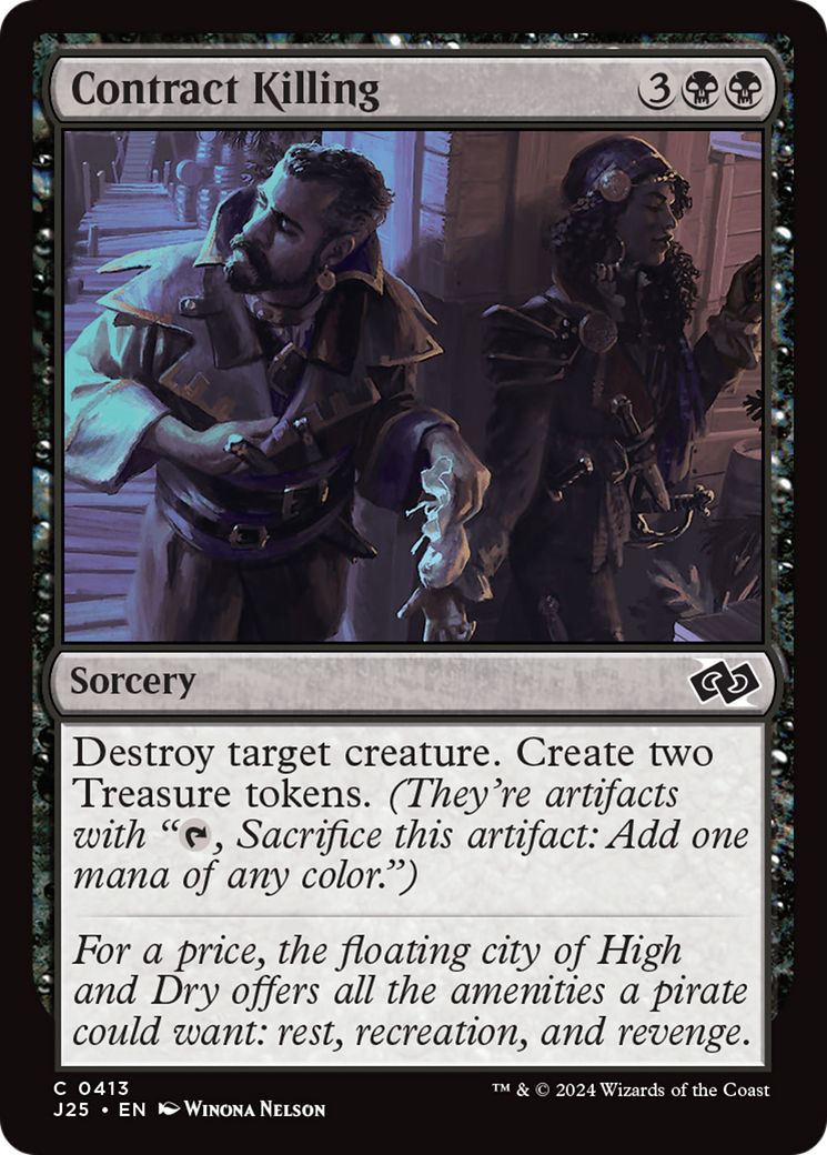 Contract Killing (J25-413) - Foundations Jumpstart - Premium MTG Single from Wizards of the Coast - Just $0.25! Shop now at Game Crave Tournament Store