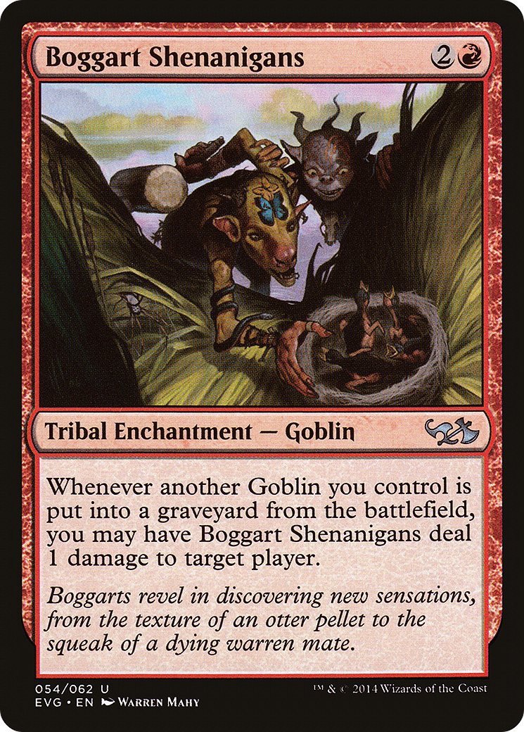 Boggart Shenanigans (EVG-054) - Duel Decks Anthology: Elves vs. Goblins