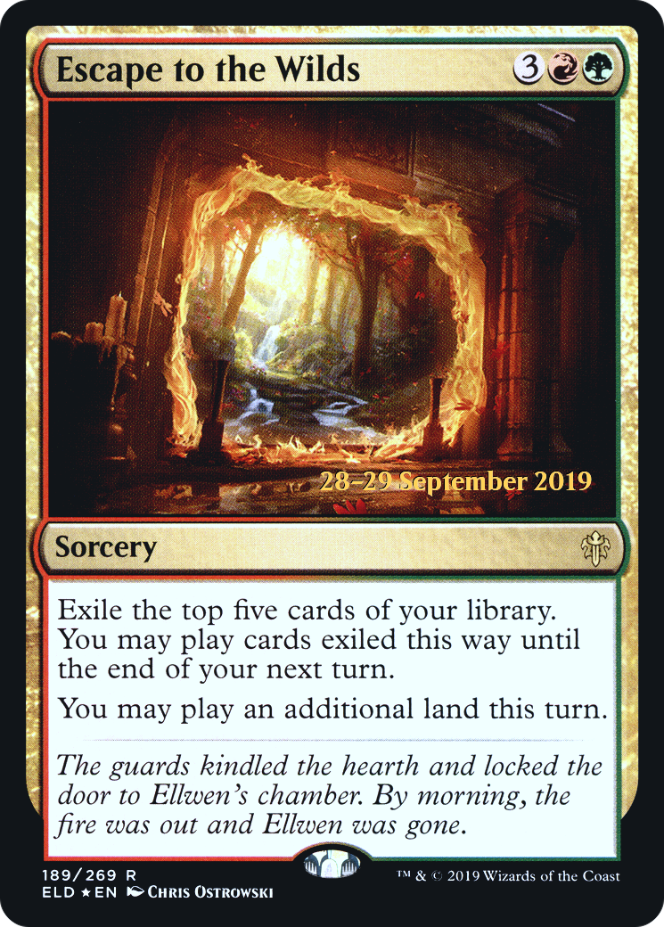 Escape to the Wilds (PELD-189S) - Throne of Eldraine Promos Foil